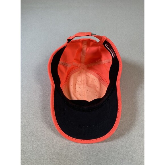 Nike Kids Featherlight Hat Neon Orange Hat Cap Adjustable - Picture 6 of 7